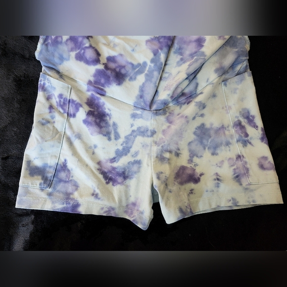 Victoria's Secret - Blue & Purple Tie-Dye Tennis Golf Skort Shorts Size M - Picture 2 of 5